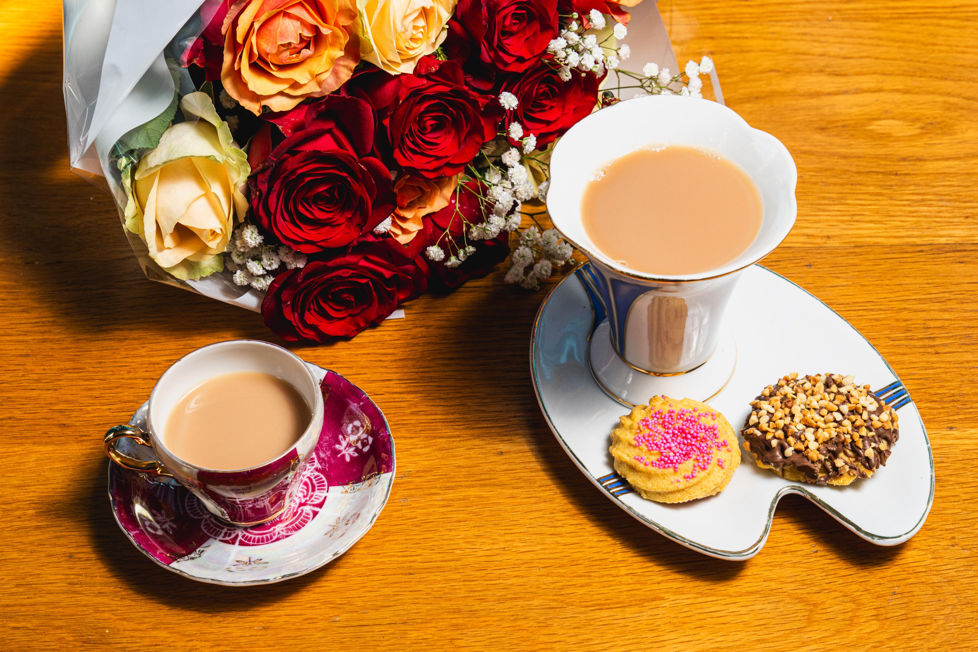 Skilled staff crafting biscuits